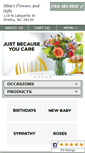 Mobile Screenshot of mikesflowersandgifts.com